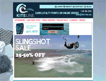 Tablet Screenshot of kite-line.com